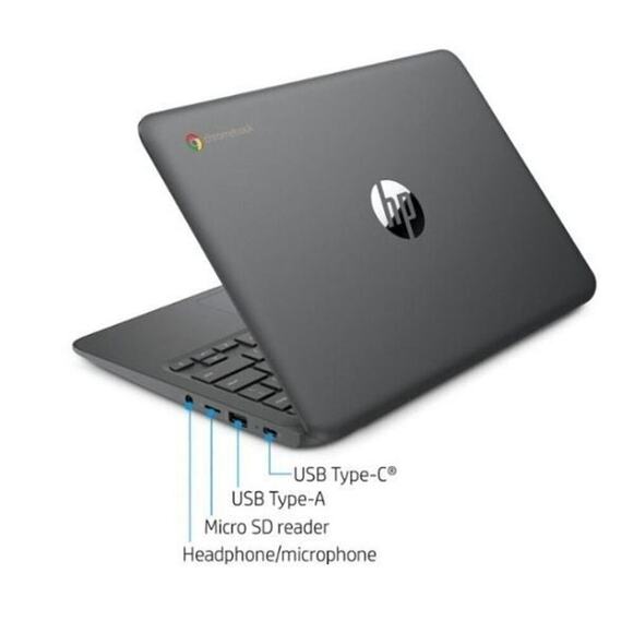 HP 11.6" Chromebook Intel Celeron 4GB 32GB eMMC - Picture 3 of 6